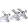 Akylin 3Pcs Table Edge and Handrail Router Bit,1/2 Inch Shank,