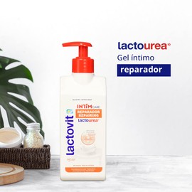 Lactovit - Gel Íntimo Reparador - 250 ml - Jabón Líquido Íntimo Femenino Ideal para Mujer - Cuida y Refuerza, Especial para Pieles Sensibles - Sin Aroma