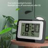 Digital Clock Large Display Blue Backlight Temperature Humidity Function Wall