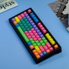 TIMSEKER 129-Key PBT Cherry Profile Keycaps Ergonomic Rainbow Mechanical Keyboard