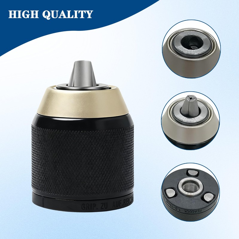766027-7 Chuck Keyless 2-13MM Replace DHP484 DHP482 DHP485 DDF484 DDF446