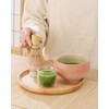 ZENS Matcha Set, 6pcs Pink Matcha Kit with Bamboo Whisk,