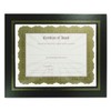 NuDell 21202 8.5 x 11 Inches Leather Grain Certificate Frame