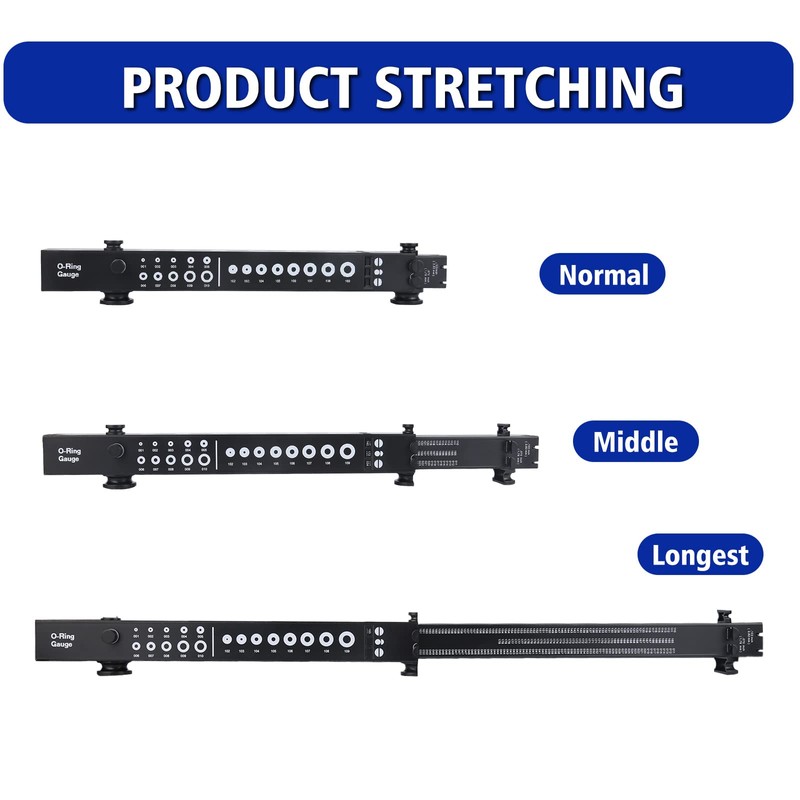 O-Ring Gauge Make Work Smart, Telescoping O Ring Sizing Plastic
