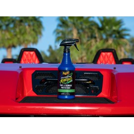 Meguiar's Extreme Marine Vinyl & Rubber Protectant M180132 - Premium RV and Marine Vinyl and Rubber Protectant, Long-Lasting UV Protection, 32 Oz Spray