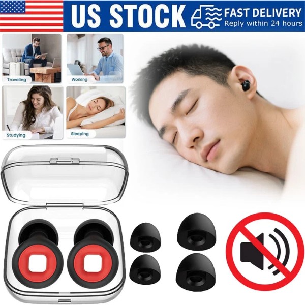 Unbranded Reusable Silicone Ear Plugs Noise Cancelling Earplugs Protector Study