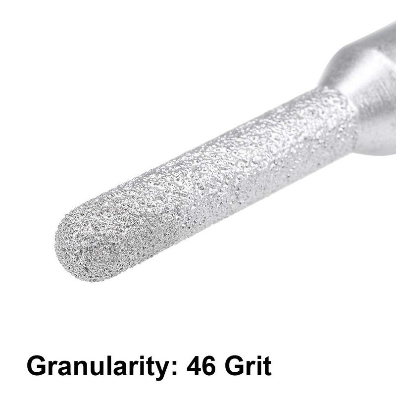 sourcing map 8mm Diamond Straight Router Bit Brazed Cylinder Profile