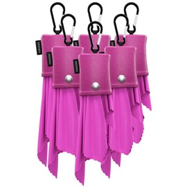 Microfiber Cloth & Glasses Wipes (6 Pack) Lens & Glasses Cleaning Cloth - Eye Glass Clean Cloths - Eyeglass Cleaning Cloth - Glass Cleaning Cloth - Camera Lenses & Gadget Delicate Screens - Pink