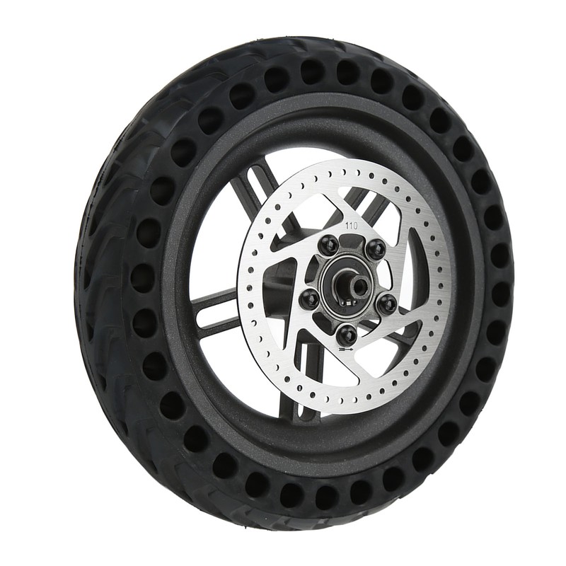Scooter Rear Wheel Assembly 8.5in Solid Tire Wheel Hub 110mm