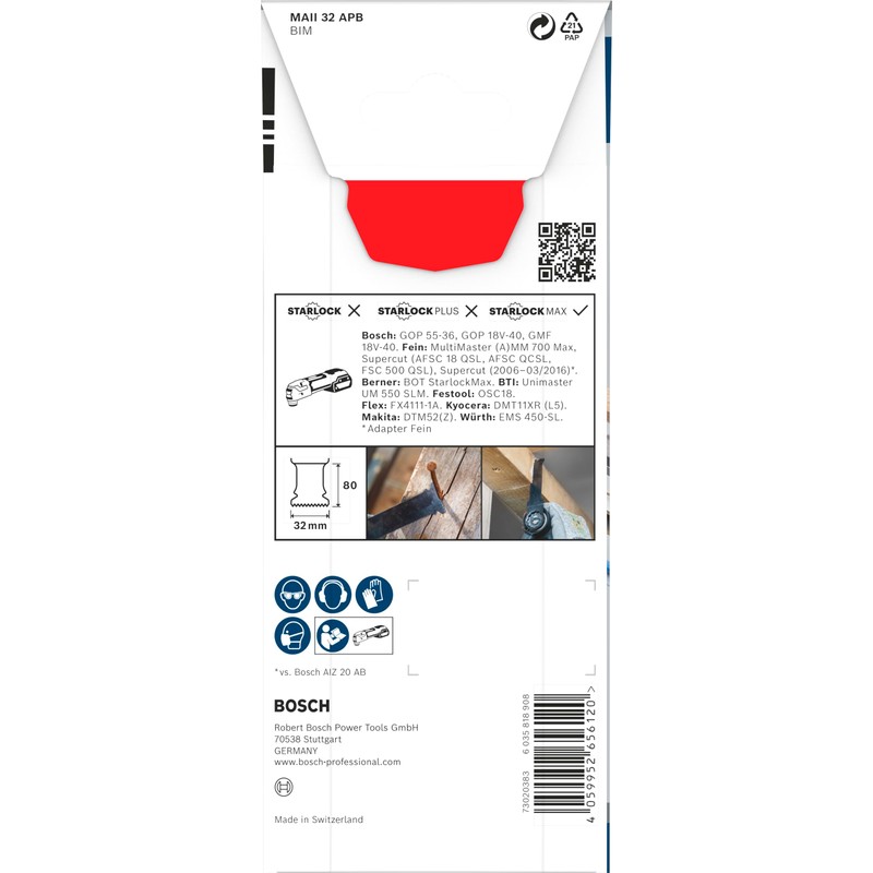 Bosch 1 x Pro Multi Material MAII 32 APB Blade