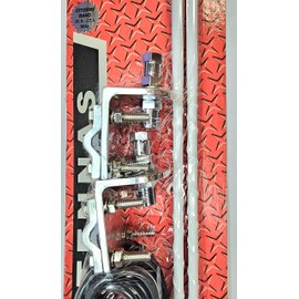 ProComm Bull Dog Antenna Kits, 2' Dual Fiberglass Antenna Kit with Mirror Mounts and 9' RG59 Coax, 750 Watt Rated