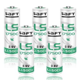 HDSBFCWYGG <5 Pack> LS17500 3.6v Battery for SAFT LS 17500 LS17500 Lithium Battery, 3600mAh LS 17500 Battery for CNC Water Meters etc