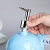 Bicuzat Ceramic Whale Shaped Soap Dispenser with Plastic Pump, Liquid