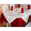 texpot Tablecloth 80 x 80 cm Bordeaux Satin Edge 100%