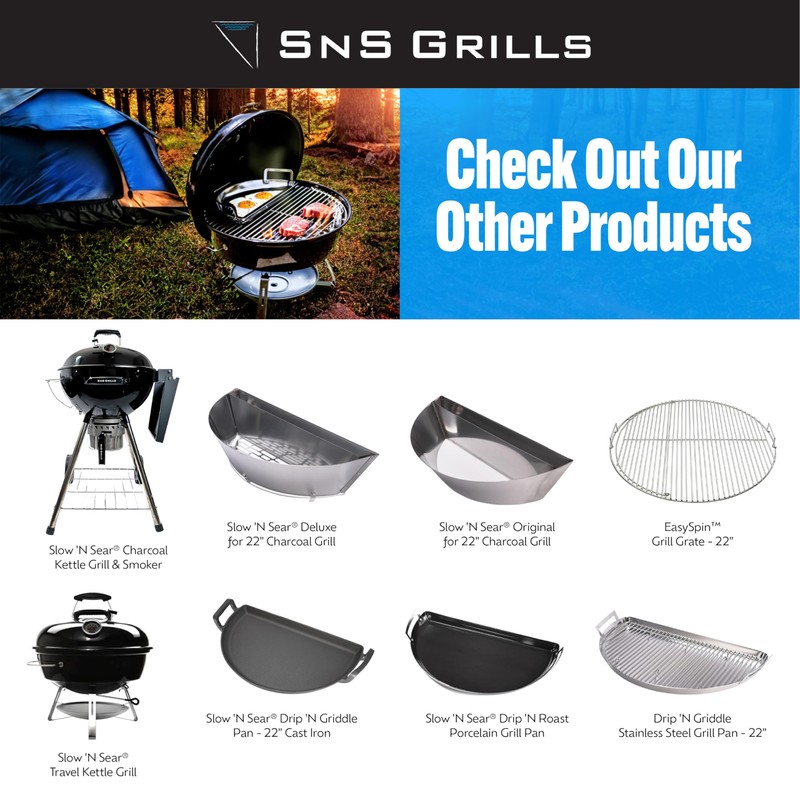 SnS Grills Drip 'N Griddle Pan 26" - Extra Large