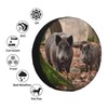 Universal Replacement Wheel Cover Wild Boar Pig Family Waterproof Spare