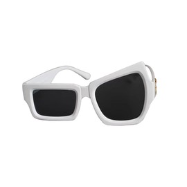 XBYZWM Plastic creative sunglasses,party dance tourism,decorative glasses,white sunglasses