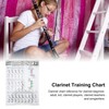 Clarinet Fingering Chart Clarionet Chords Poster Training Chart Musical Instrument