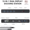 WAVLINK USB 3.0 and USB-C Dual 4K Display Laptop Docking