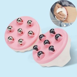 JQ Self-massage ball, lymphatic acupressure ball, rotating acupressure roller, magnetic lymphatic ball / 셀프마사지볼 림프 지압볼 회전지압롤러 자석림프볼