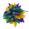 LED C9 Purple, Green and Gold Mardi Gras Lights -