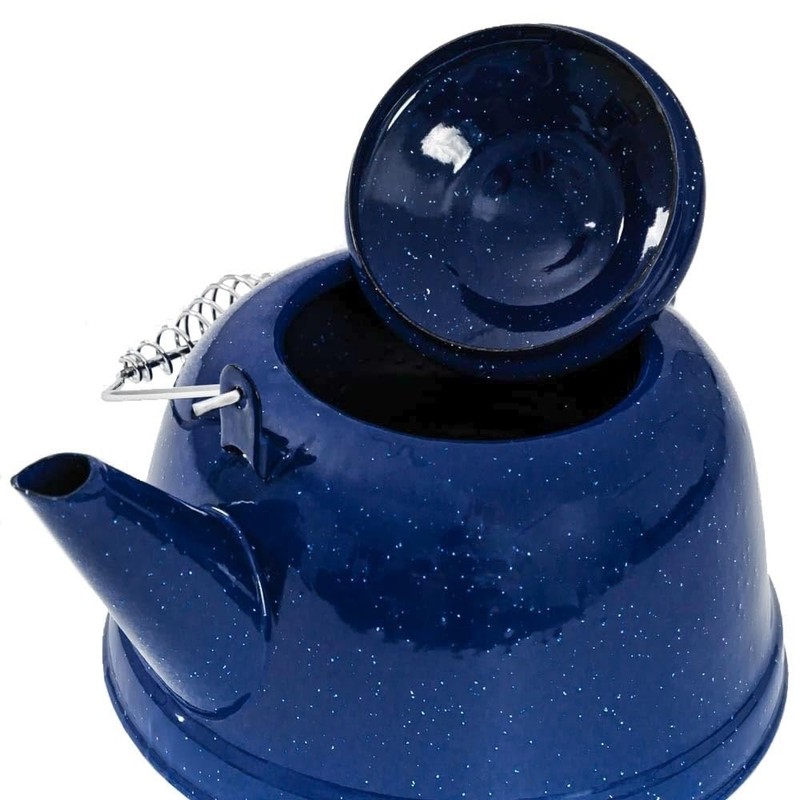 Campfire Enamel Kettle, Navy, 2500 ml Capacity