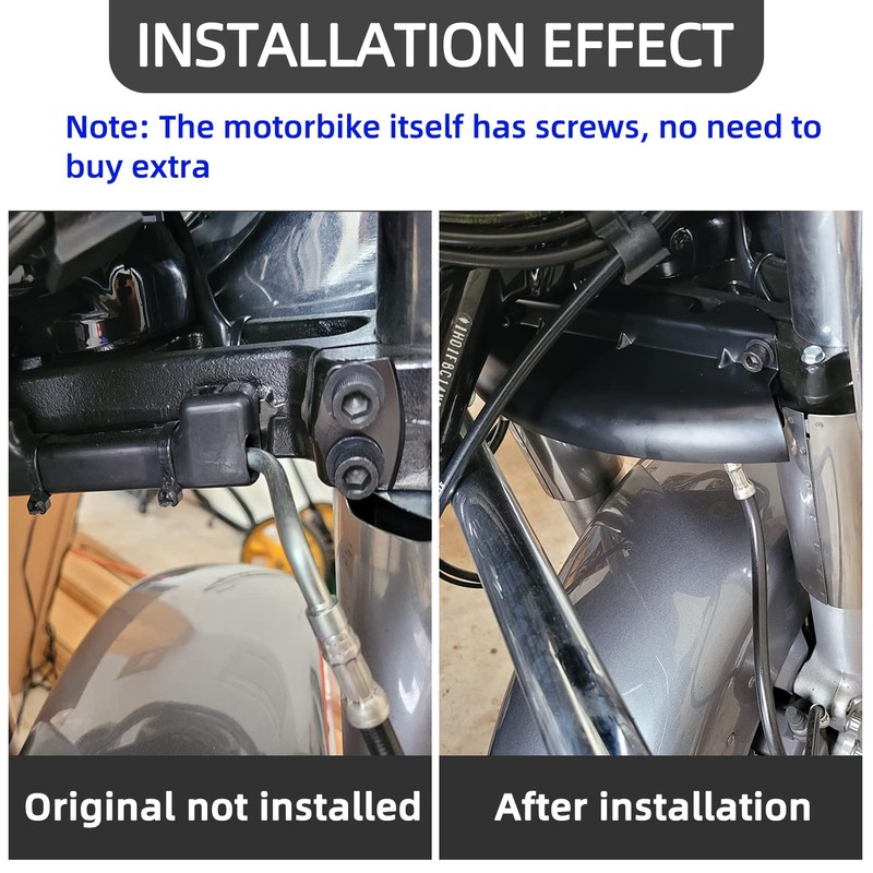 Lower Triple Tree Wind Deflector, PSLER Motorcycle Fairing Air Deflector
