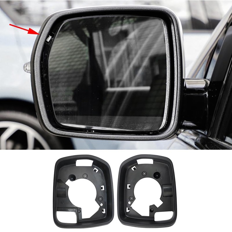 KACEPAR Side Door Rearview Wing Mirror Cover Frame Right Passenger