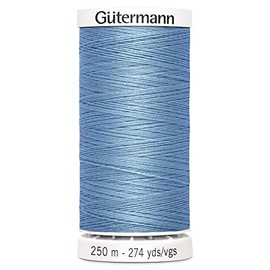 Gutermann Sew All Polyester Thread, 250Mtr, Baby Blue (0143), 5.5 x 2.7 x 2.7 cm