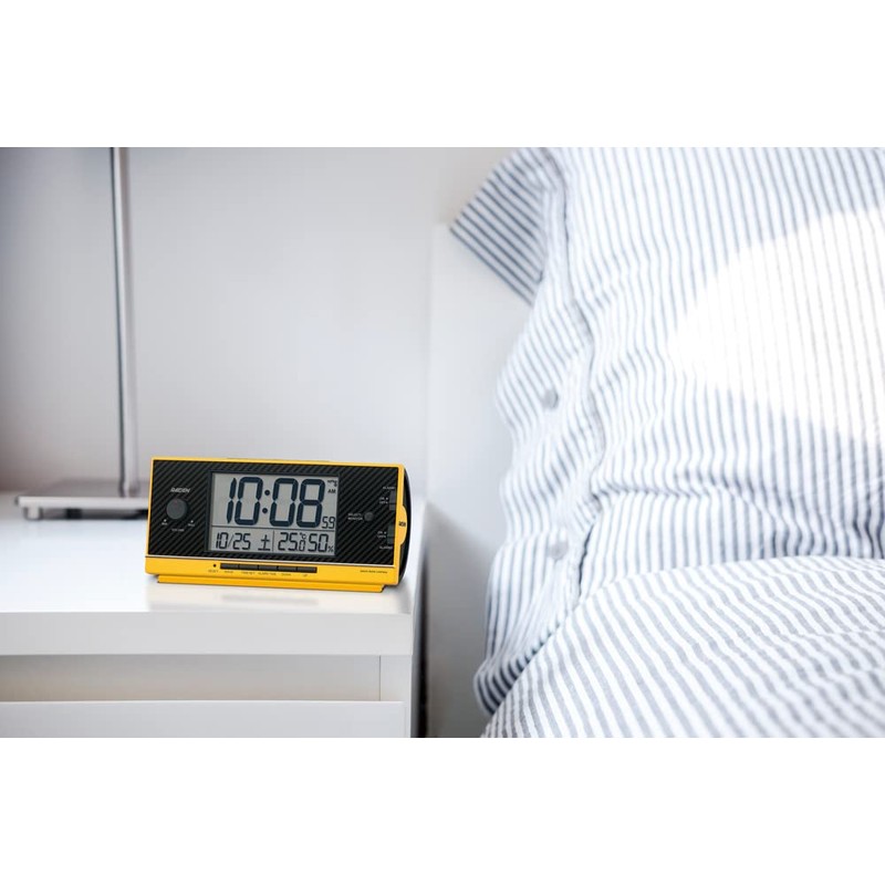Seiko NR539Y Alarm Clock, Radio, Digital, Loud Pyxis, Pixis, RAIDEN,