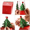 DERAYEE 3D Mini Christmas Treat Gift Boxes, 10 Pcs Party