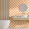 Drydiet Retro Checkerboard Peel and Stick Wallpaper 70s Checkered Wallpaper