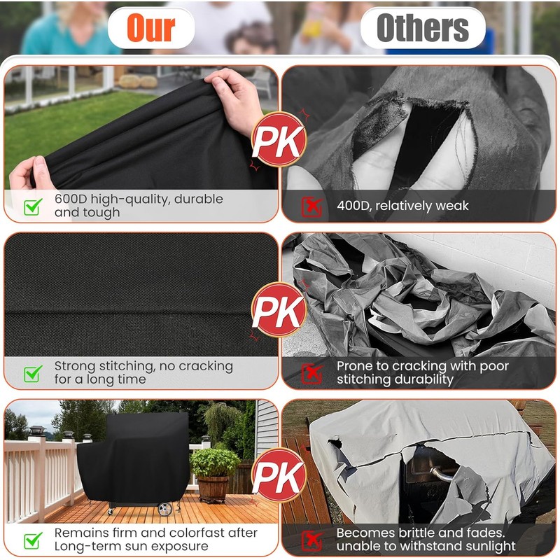 QuliMetal Smoker Cover for Gravity Series 1050 Digital Charcoal Grill