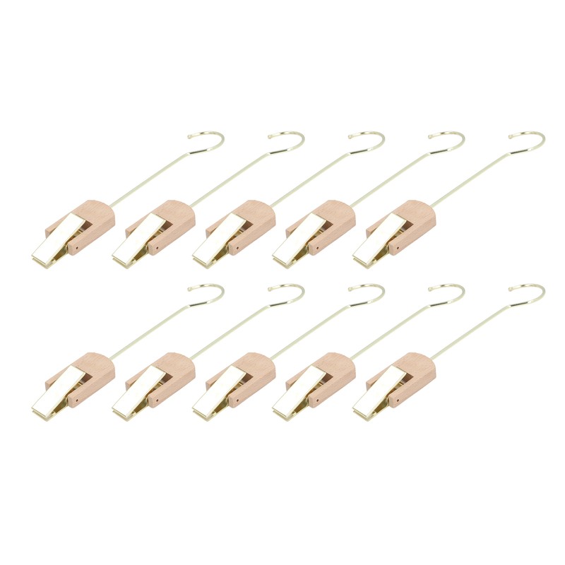 Laundry Hooks Clip Industrial Solid Wood Rotary Multifunctional Hanging Hooks
