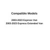 NAGD Fits 2003-2023 Chevy Express Passenger Right Side Hinge Door