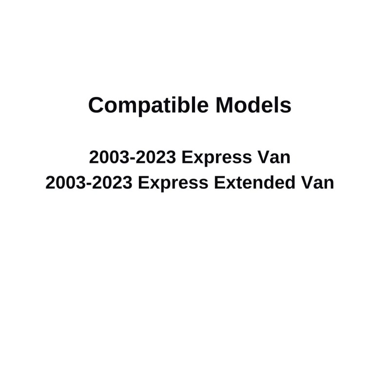 NAGD Fits 2003-2023 Chevy Express Passenger Right Side Hinge Door