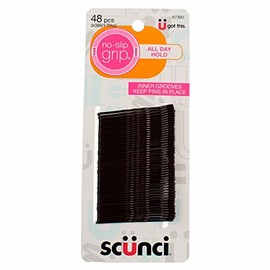 Scunci 48pk Bobby Pins Brown,Conair Corporation,6739206a02