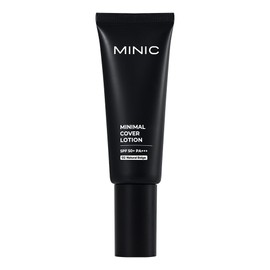 Minik Minimal Pore Spot Freckle Perfect Coverage Lotion Men's Sunscreen Foundation BB Cream, Shade 2 Natural Beige, 1 Piece
