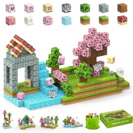 SCBOY 108 Stück Magnetische Bausteine Magnetbausteine für Kinder ab 3 Junge und Mädchen (2CM)