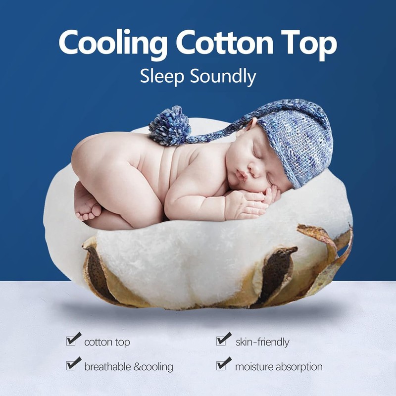 COONP King Mattress Topper, Extra Thick Pillowtop, Cooling Plush Mattress