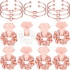 WILLBOND 8 Gomas para Pelo de Satén Scrunchy de Despedida