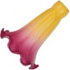Bieye LS13S Lily Flower Blown Glass Lampshade (Yellow Purple, Opening