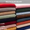 Neck Roll Pillowcases Velvet Cylindrical Pillow Covers 16"x6" with Hidden