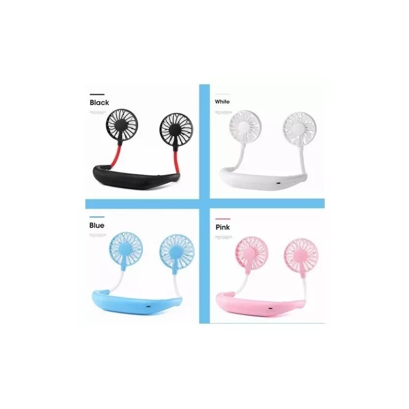 Molin Dollins Ventilador Cuello Colgante Portatil Usb Recargable Ligero