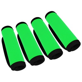 4 Pcs Luggage Handle Wrap, 5.5 x 6 Inches Suitcase Handle Wraps, Luggage Identifiers for Suitcases, Suitcase Identifier for Airplane Travel Cruise Travel (Green)