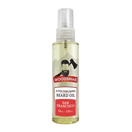 Woodsman - Aceite Para Barba y Bigote y pre afeitado (San Francisco) 60 ml