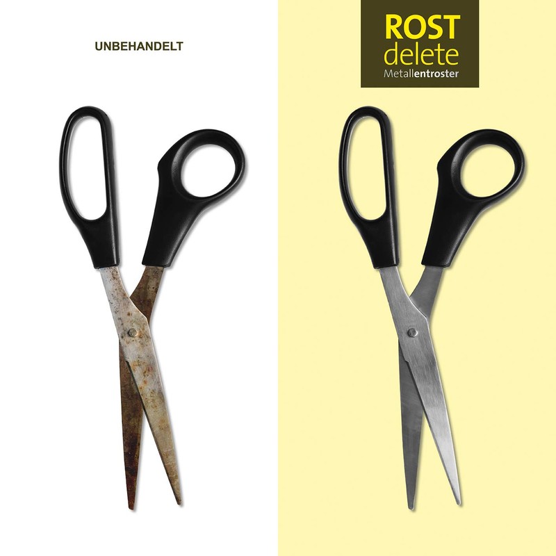 ROSTdelete rust remover, effective rust remover without toxic fumes for