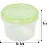 SankoPlastic Food Storage Containers, Everyday Pack, Round No. 2, Shallow