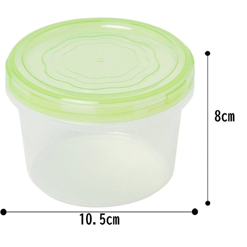 SankoPlastic Food Storage Containers, Everyday Pack, Round No. 2, Shallow
