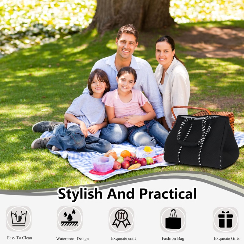 QOGiR Multipurpose Gym Beach Bag - Light Weight, Large, Sports